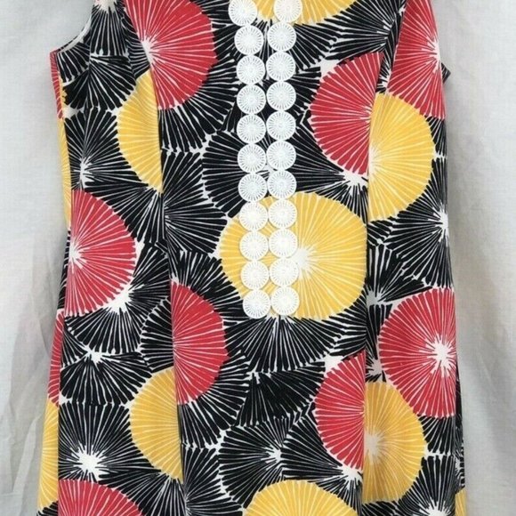 Pappagallo Dress Size 6 Womens Poppies Sleeveless Dress NWT - Picture 3 of 11